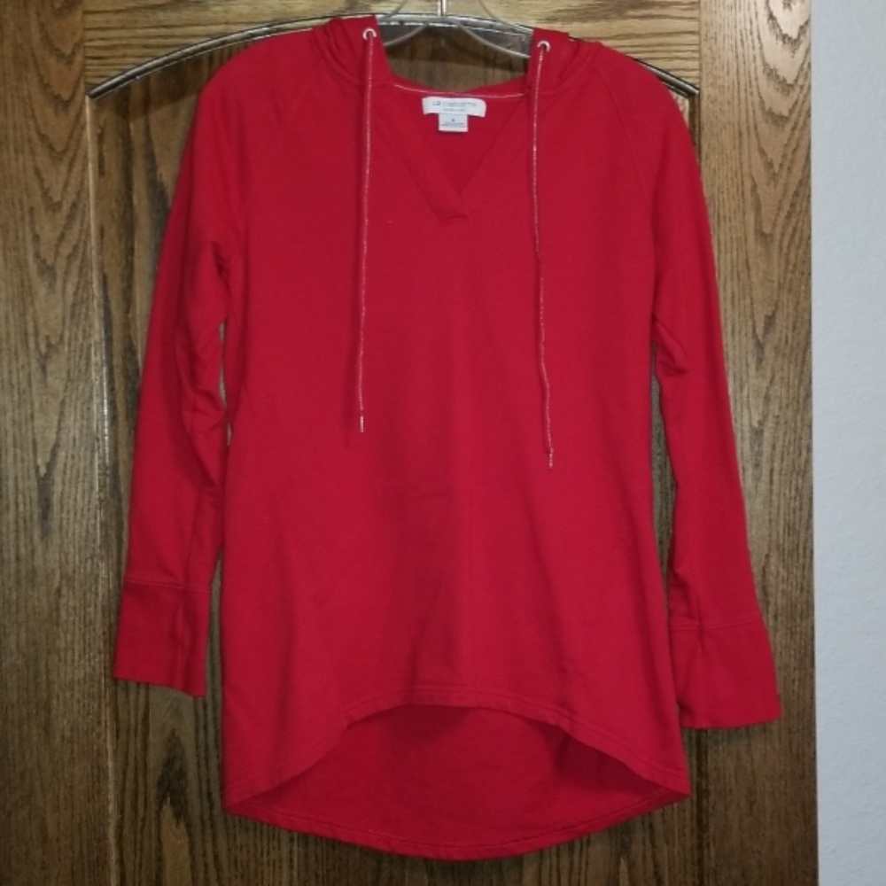 Liz Claiborne Light Hoodie with V-Neck